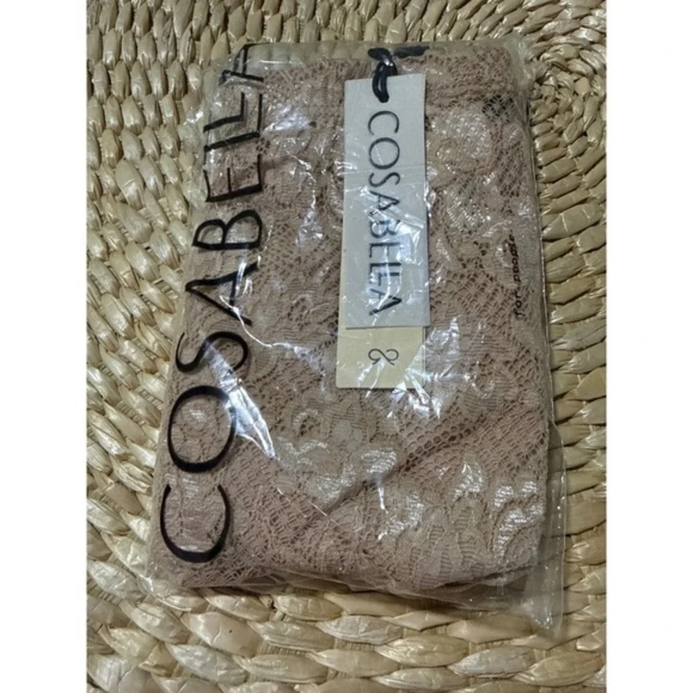 Cosabella Never Say Never Men's Comfort Micro Brief Lace Underwear Nude Beige M